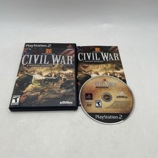 Civil War: A Nation Divided PS2 - Complete CIB w/ Reg Card Tested