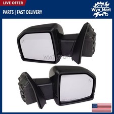 For Ford F-150 Side Mirror Power/signal/blind Spot Camera Chrome 2015-2020