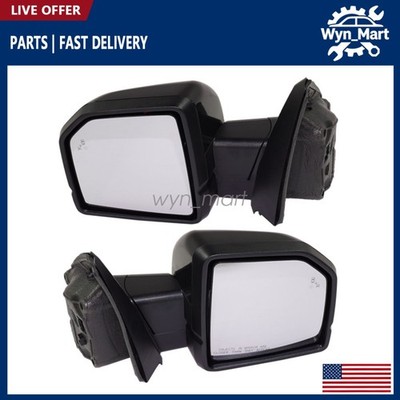 For Ford F-150 Side Mirror Power/Signal/Blind Spot Camera Chrome 2015-2020