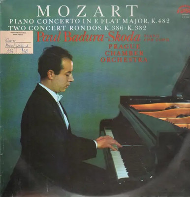 LP Paul Badura-Skoda, Prague Chamber Orch Mozart-Piano Concerto in E Flat Major