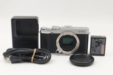 Fujifilm X-M1 Mirrorless Camera Body, APS-C, Silver, with Thumb Rest, 16327