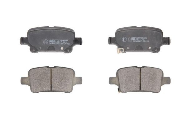 Rear ABE C2X016ABE Brake Pad Set, disc brake for CHEVROLET,OPEL,VAUXHALL