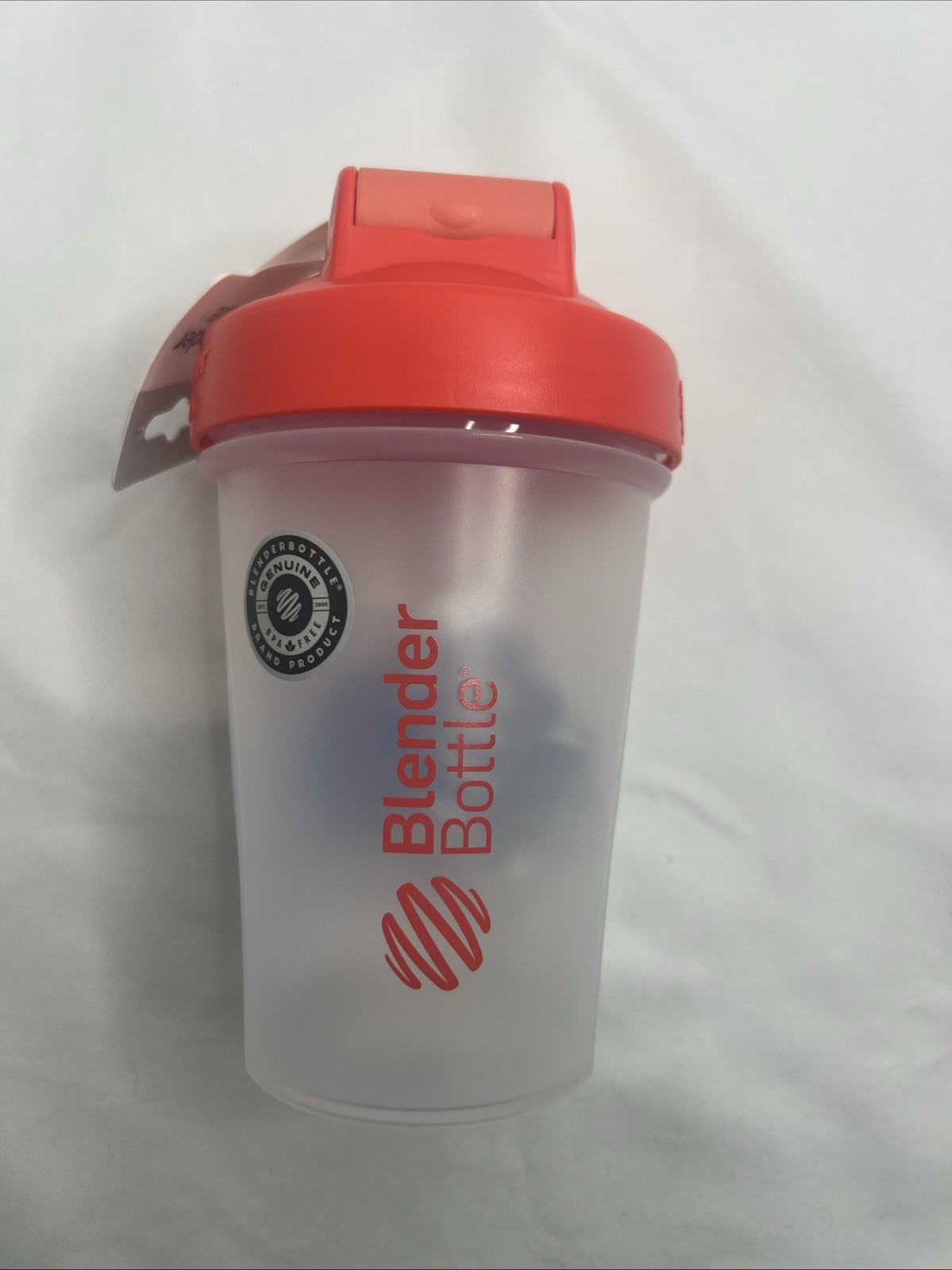 NEW - Blender Bottle 20oz Classic W/ Clip Strip - Red