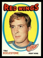 1971-72 Topps Tim Ecclestone #52 - Detroit Red Wings - NM+