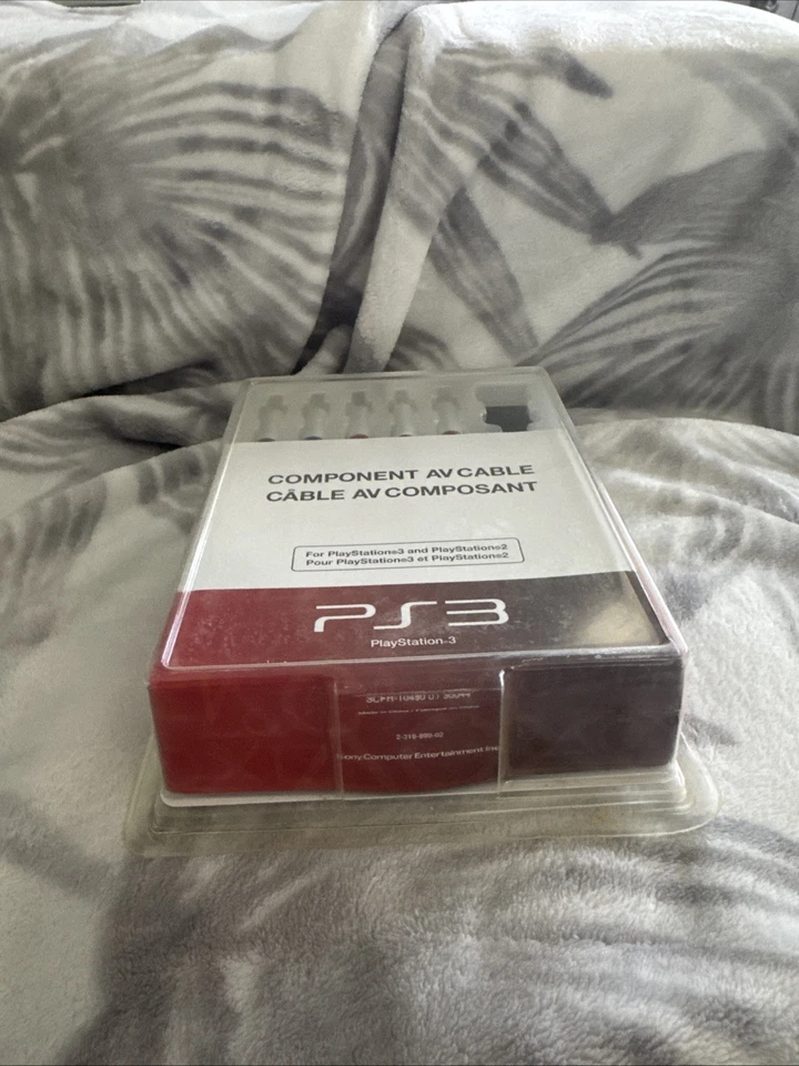 OEM OFFICIAL Sony Playstation YPbPr Component AV Cable PS2 PS3 Gold Tip New - Image 4 of 4