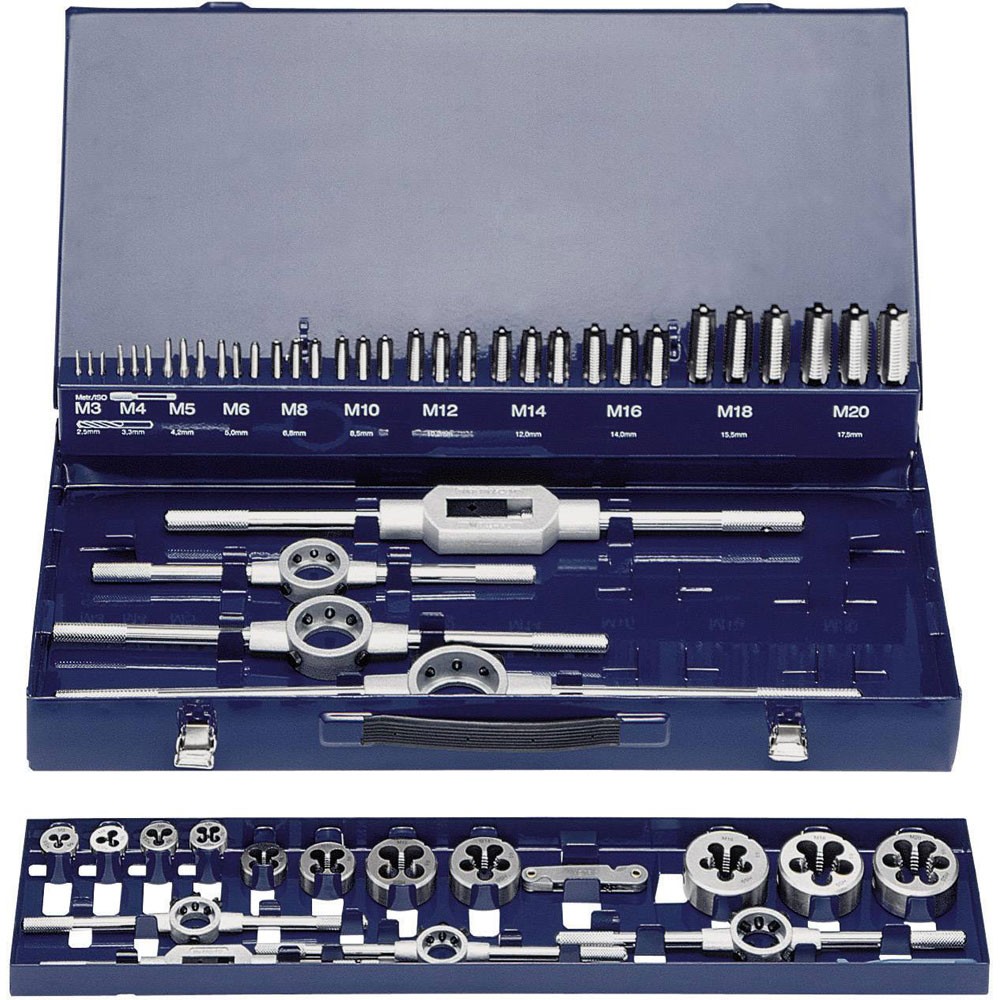 Eventus Tap Tool Kit 54-Piece HSS Metric for M3-M20 Threads
