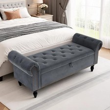 Sitzhocker Sitztruhe Stauraum Doppelbett Truhenbank Sitzbank Truhe Bank Bettbank