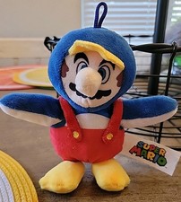 Nintendo Super Mario video game 6  Plush Penguin Stuffed Doll Toy Official