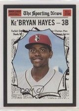 2019 Topps Heritage Minor League Edition Black 33/50 Ke'Bryan Hayes #188 0f3j