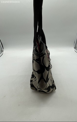 Coach Black/Gray Daisy Signature tote or shoulder bag - Size S - Picture 4 of 7
