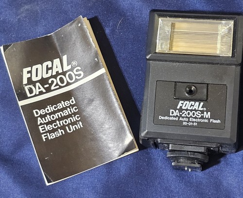 📸 Focal DA-500S-M Vintage Kamerablitz - ungetestet