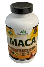 Organic Maca 1900mg Per Serving 150 Vegan Capsules Peruvian Maca Root Supplement