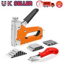 Heavy Duty Staple Gun 3-in-1 Upholstery Stapler with 3000 Staples Wood Crafts 0.0030 per staple