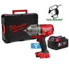 Milwaukee M18ONEFHIWF12-0 18v Fuel 1/2" Impact Wrench Naked in Case & 5.0Ah Batt