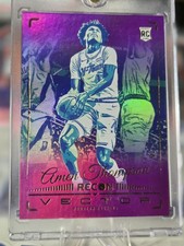 🏀🏀2023-24 Panini Recon #14 Amen Thompson RC SP Vector Purple /75 RARE🏀🏀