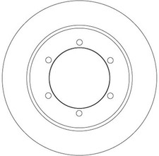 2 dischi freno TRW DF6790 per Nissan F24M NT400 CABSTAR F24W DCI F91AN