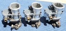 Wow 50s 60s Old Chrome Trio Stromberg Large Logo 97 Carbs W Sp Style Tops Hotrod