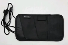 Travelon Id Passport Holder Neck Wallet Travel Pouch Unisex Black Keep Safe