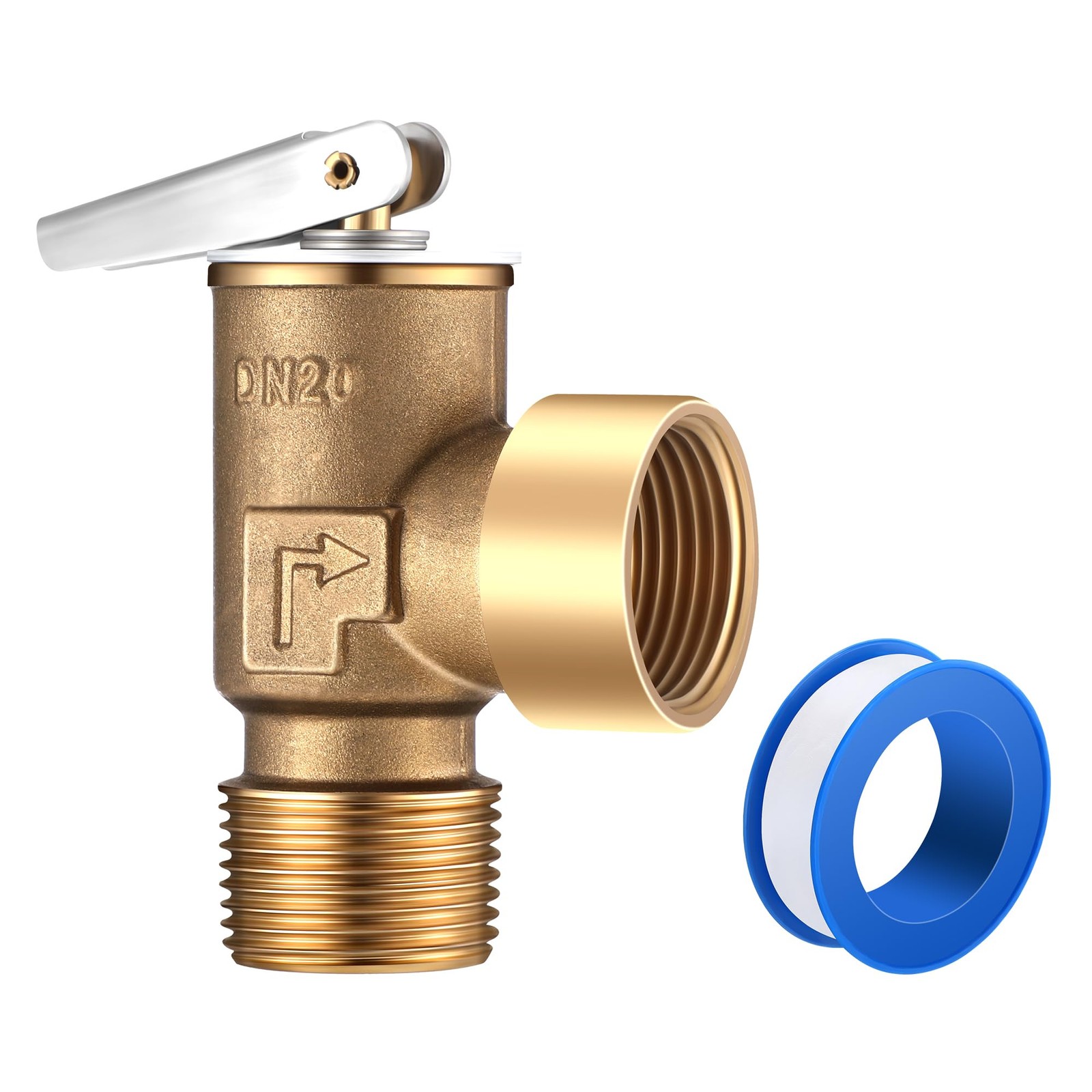 30 PSI Boiler Safety Relief Valve with 3/4
