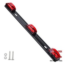 15" ID Light Bar 9 LEDs, 1PC IP67 Waterproof Identification Marker Red