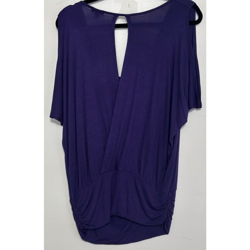 Blusa spalle fredde viola tempesta taglia XL - Foto 2 di 11