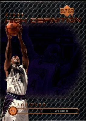 1999-00 Upper Deck High Definition #HD10 Chris Webber Card