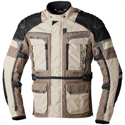 RST Herren Motorradjacke wasserdicht sandbraun 2409 Pro Series Adventure-X
