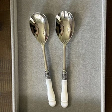 Southern Living At Home Gallery 10" Collection Salad Server Set Stainless