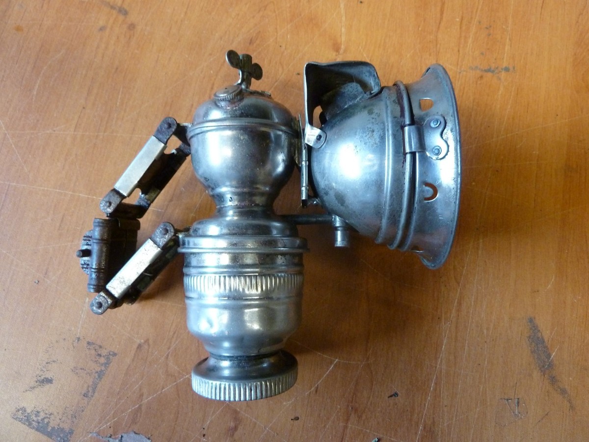 ANCIEN VÉLO PHARE avant 1920/30 altes fahrrad old bike bici bicycle