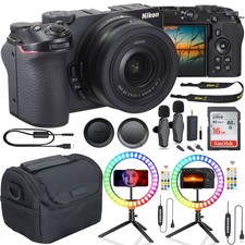 Nikon Z30 Mirrorless Camera Bundle for Youtubers Vloggers Content Creators