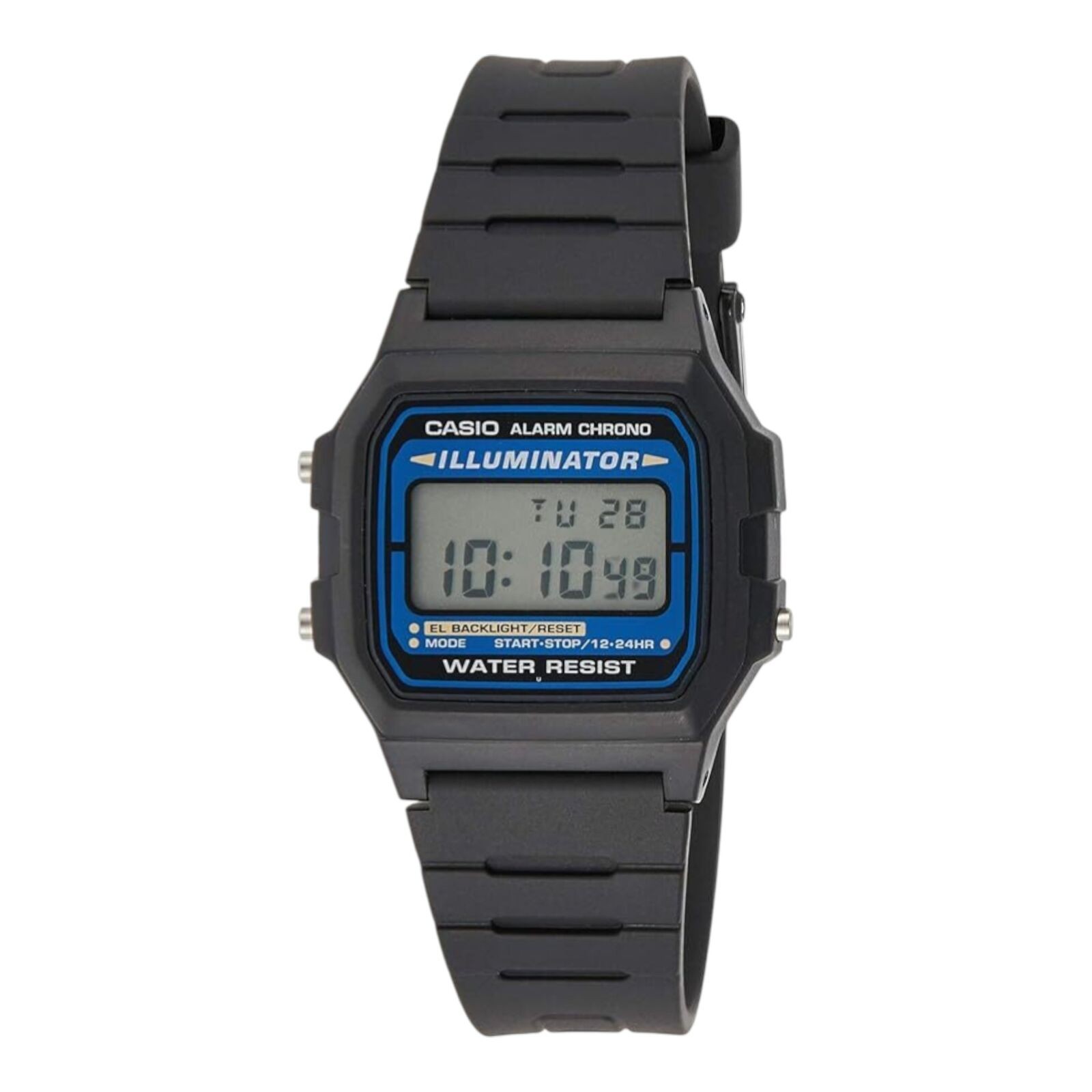 Casio F-105W-1A Men's Digital 35mm Watch Quartz Illuminator Alarm Chronograph AU