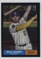 2024 Topps Archives 1961 Topps Black Foilboard Willy Adames #65 2g8