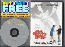 What About Bob? (DVD, 1991) Bill Murray Richard Dreyfuss Disc & Cover Art Only