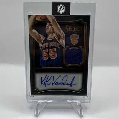 Panini Select Autograph Materials Kiki Vandeweghe Knicks Auto MEM #35 /199