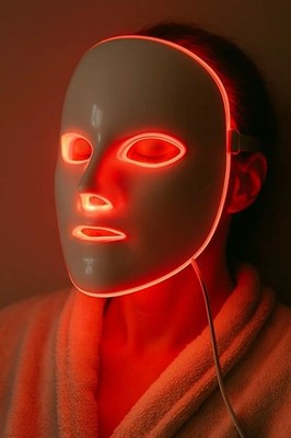 Rechargeable LED Facial Mask 7 Color Photon Skin Rejuvenation Light Therapy