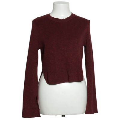 Zara Knit, Strickpullover, Größe: S, Rot/Schwarz, Einfarbig, Damen #DDx