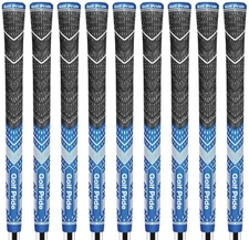 Golf Pride MCC Teams Plus4 Grips - Royal Blue & White Standard - Set of 9