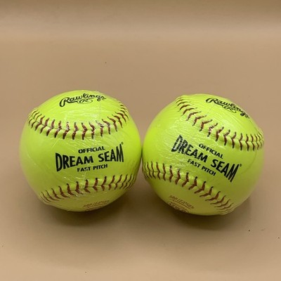 NEW X2 Rawlings Dream Seam FP Softball C12RYLA , 47 Cor, 375 Lbs Fast Pitch