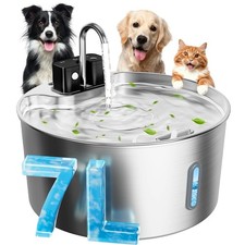 Dog Water Fountain for Large Dogs, 7L/1.8Gal 4200mAh Cordless Water Dispenser...