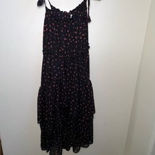 EVIE Black and Red High Low Dress