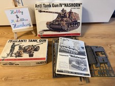 Bandai 1/48 German Panzer Truppe Set "Möbelwagen / Nashorn / Anti Tank Gun 75mm