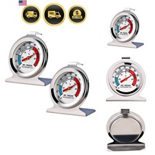 2 Pack Refrigerator Freezer Thermometer Large Dial Analog Thermometer
