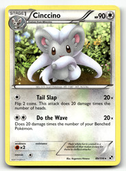 Cinccino 89/114 Black & White Rare
