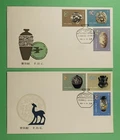 DR WHO 1981 CHINA PRC 2 FDC POTTERY  R64519