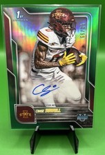 Chase Sowell 2025 Bowman U Chrome 1st Green Refractor Auto #/99 Autograph