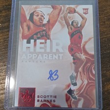 2021-22 Panini Court Kings - Fresh Paint Scottie Barnes #FP-SBN Ruby /99