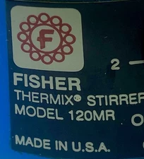 FISHER SCIENTIFIC THERMIX STIRRER MODEL 120MR