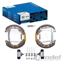 Hella BREMSBACKEN-SATZ 200Mm Hinterachse Passend FüR Audi 80 Seat Arosa VW Golf