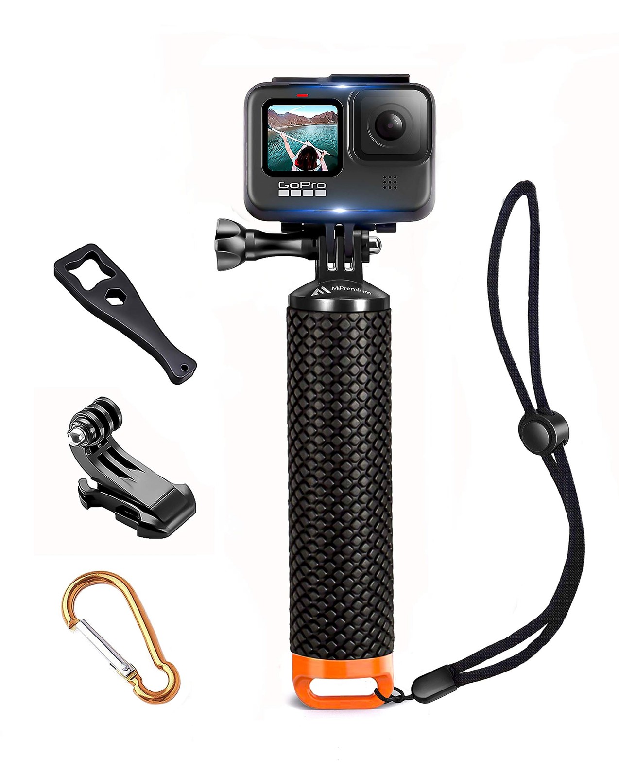 Waterproof Floating Hand Grip compatible with GoPro Hero 13 12 11 10 9 8 7 6 5 4