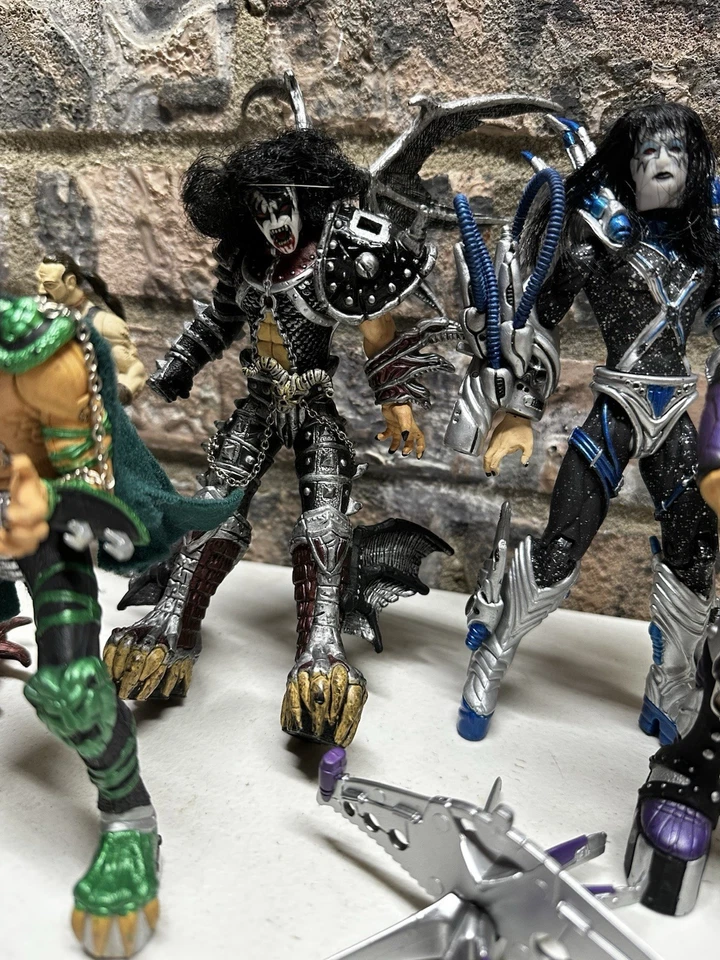 Lote de juguetes McFarlane de colección Ace Frehley & KISS Psycho Circus Ultra figuras años 90 Foto 4 de 4
